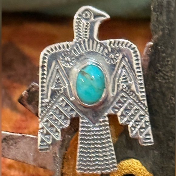 Amazing Thunderbird Sterling Silver Ring 
 Protection Loyal Graceful - Picture 2 of 5